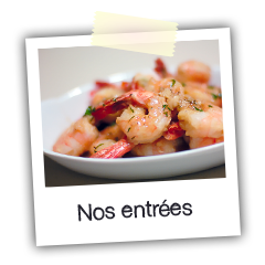 Nos entrées